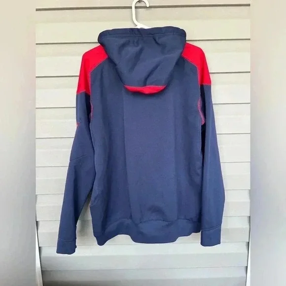 Nike Boston Red Sox Men’s Pullover Hoodie Sweatshirt Blue/Red Sz M - Picture 2 of 8